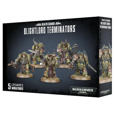 GAMES WORKSHOP Warhammer 40K - Death Guard Blightlord Terminators