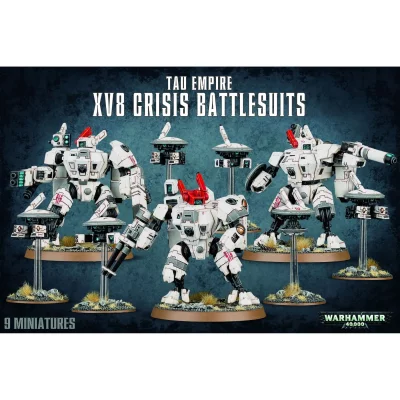 Warhammer 40k - T'au Empire XV8 Crisis Battlesuit Team