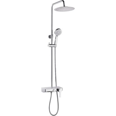 ESSEBAGNO Waterbox II colonne de douche m&eacute;canique chrom&eacute;e 