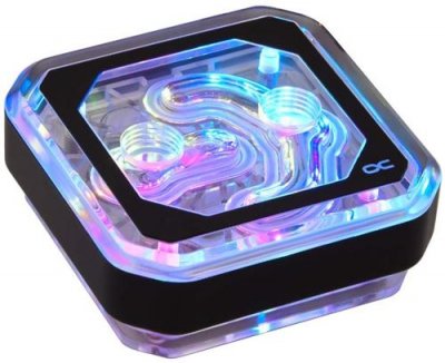 ALPHACOOL Watercooling  Waterblock CPU XPX Aurora - Acryl Black DRGB