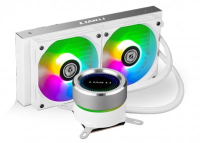 LIAN LI Watercooling Lian-Li GALAHAD AIO 240 RGB Blanc v2