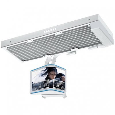 LIAN LI Watercooling Lian-Li HydroShift II OLED Curved 360 Fanless AiO Blanc