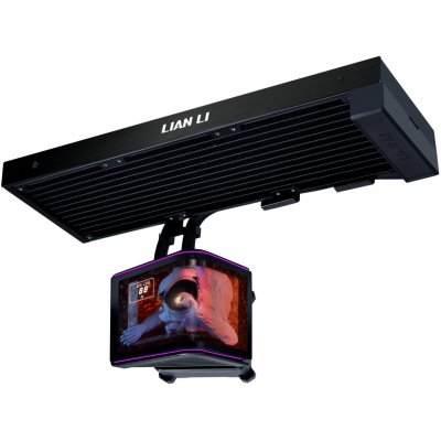 LIAN LI Watercooling Lian-Li HydroShift II OLED Curved 360 Fanless Noir
