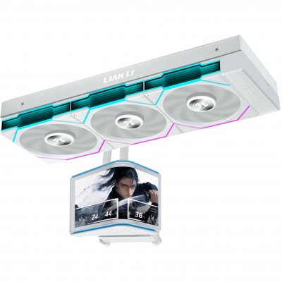 LIAN LI Watercooling Lian-Li HydroShift II OLED Curved 360TL blanc