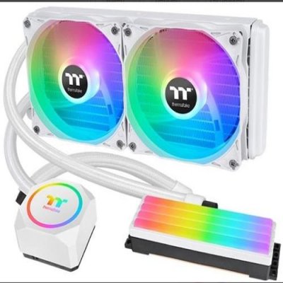 THERMALTAKE Watercooling  Floe RC 240 CPU & Memory AIO Snow Edition