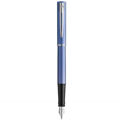 WATERMAN  Allure stylo plume, Laque Bleue, Encre Bleue, coffret cadeau