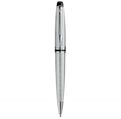 WATERMAN  Expert Stylo Bille &Agrave; Pointe Moyenne Attributs Chrom&eacute;s Acier
