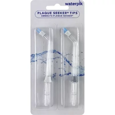 WATERPIK  - PS-100E- Recharge 2 Embouts Plaque Seeker pour WP 100 / WP 450 / WP 300