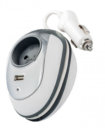 WATT&CO Watt&Co - CARWATT convertisseur de voiture 12V230V 150W EU+USB2,4A