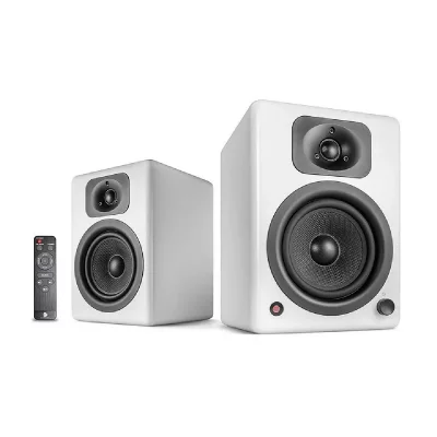 EDIFIER Wavemaster two neo soft white - kit d'enceintes biblioth&egrave;que 2.0 (60w)