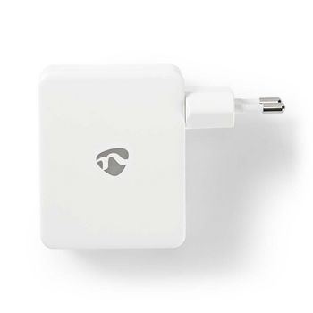 NEDIS WCHAU481AWT Chargeur Mural 4.8 A 4 Sorties USB-A Blanc