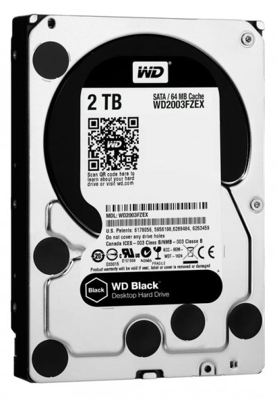 WESTERN DIGITAL Wd black 2to 3.5"" 64mo wd2003fzex
