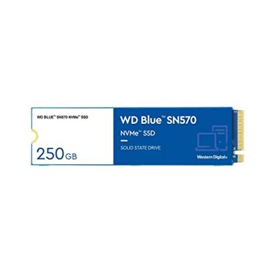 WESTERN DIGITAL WD_BLUE SN570 250GB M.2 2280 PCIe Gen3 NVMe up to 3300 MB/s read speed