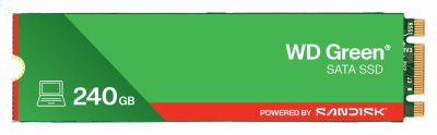 WESTERN DIGITAL WD Green WDS240G3G0B - SSD - 240 Go - interne - M.2 2280 - SATA 6Gb/s