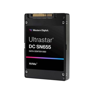 WESTERN DIGITAL WD Ultrastar DC SN655 WUS5EA138ESP7E1 - SSD - 3.84 To - interne - 2.5"" - U.3 PCIe 4.0 (NVMe) 