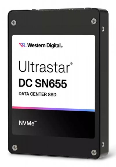 WESTERN DIGITAL WD Ultrastar DC SN655 WUS5EA138ESP7E3 - SSD - 3.84 To - interne - 2.5"" - U.3 PCIe 4.0 (NVMe) 