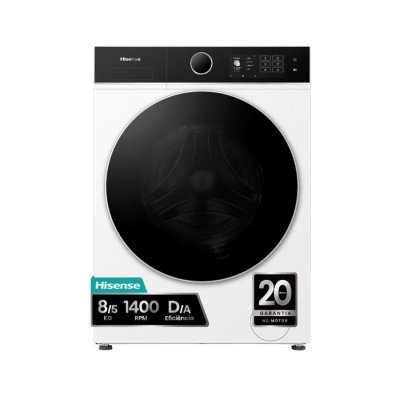  WD5I8043BWF machine &agrave; laver avec s&egrave;che linge Pose libre Charge avant Blanc D