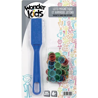 WONDERKIDS WDK ASIA  Ramasse 100 Pions Loto Magn&eacute;tiques