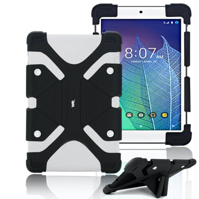 WE  Connect Etui de protection en Silicone pour Tablettes 9/10 po Noir