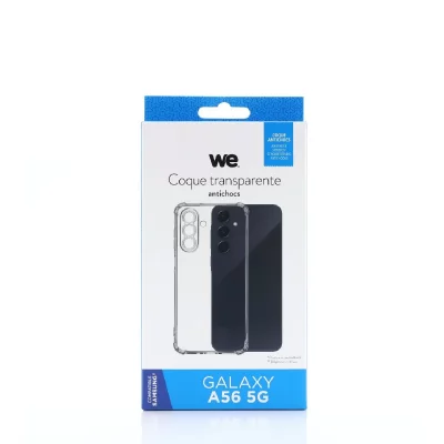 WE  Coque de protection TPU SAMSUNG GALAXY A56 5G Transparent - Neuf