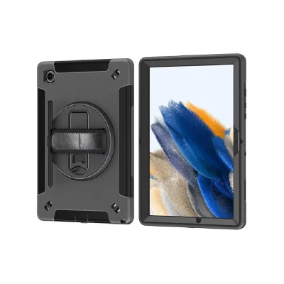 WE  Etui antichocs pour Samsung Galaxy Tab A8 10.5 (2021) avec poign&eacute;e rotative,