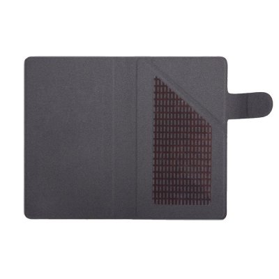 WE. CONNECT We etui pour smartphone 5 - effet peau de peche - noir