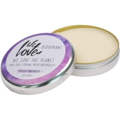 WE LOVE THE PLANET  - Lovely Lavender - Lavande D&eacute;odorant Cr&egrave;me 48 G