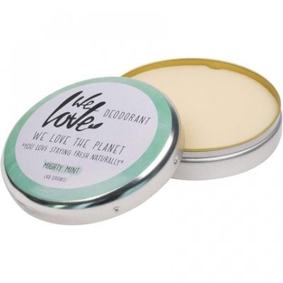 WE LOVE THE PLANET  Mighty Mint D&eacute;odorant Naturel Pot 48g