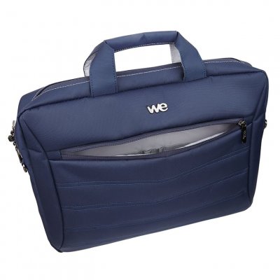 WE. CONNECT WE Sacoche ordinateur - 15,6 pouces - Nylon - Bleu 