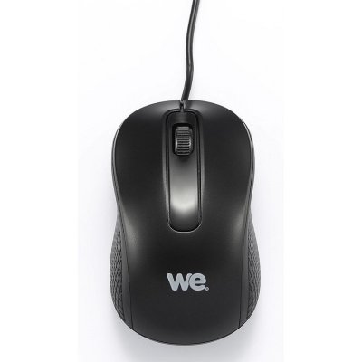 WE  - Souris - filaire - USB - noir 