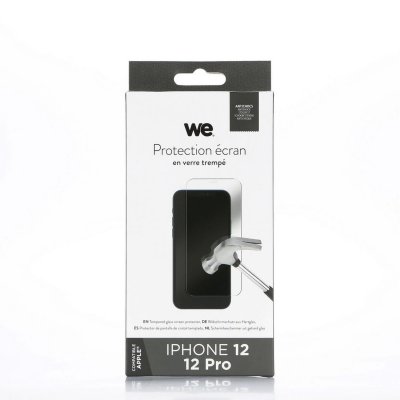 WE  Verre tremp&eacute; APPLE IPHONE 12 / 12 PRO: Protection &eacute;cran - anti-rayures - anti