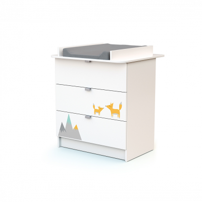 WEBABY  - Commode &agrave; langer Renard Blanc