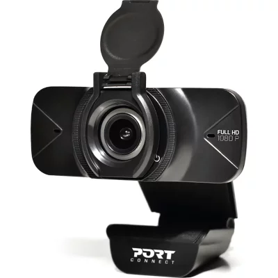 PORT DESIGNS Webcam Full HD - PORT - 1080p - Noir