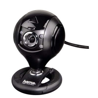 HAMA Webcam hd ""spy protect"" 720p noir nc