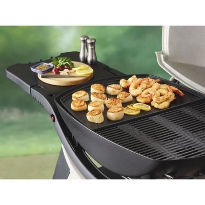 WEBER  6506 plancha en fonte pour barbecue  q s&eacute;rie 300 et 3000