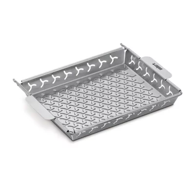 WEBER  7616 ETCS Panier de Cuisson avec Support pour Grill