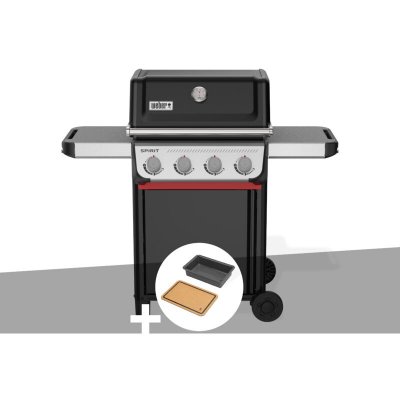WEBER  - Barbecue &agrave; gaz Spirit E-410 + Bac et planche &agrave; d&eacute;couper Works
