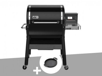 WEBER  - Barbecue &agrave; pellets Smokefire EX4 gbs + Plancha - Noir