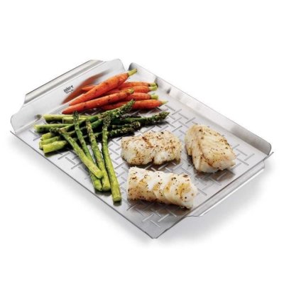 WEBER  Plat de cuisson rectangulaire en inox