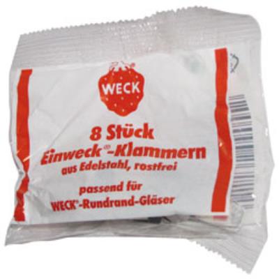 WECK  - Set de 12 crochets pour fermeture et fixation