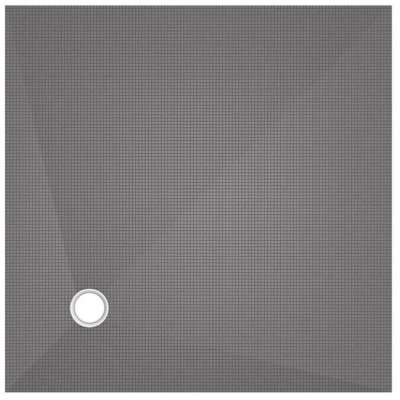 Wedi - Receveur carr&eacute; Fundo Primo &eacute;coulement excentr&eacute; 1500x1500x40mm