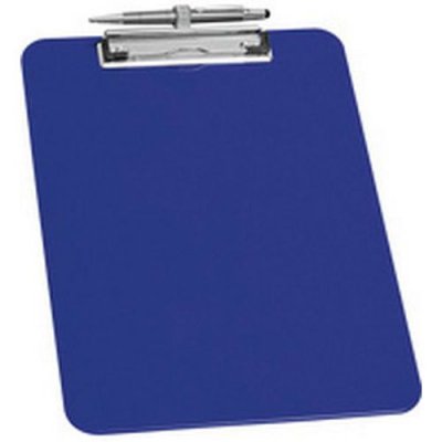 WEDO  0576603 Porte-bloc A4 en plastique avec porte-stylo Bleu