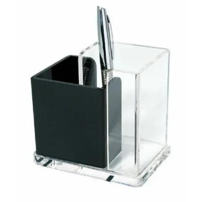 GENERIQUE Wedo Acryl Exklusiv 0606001 Pot &agrave; crayons Transparent/Noir