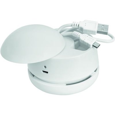WEDO  Mini-aspirateur de table W2D2, rechargeable, blanc