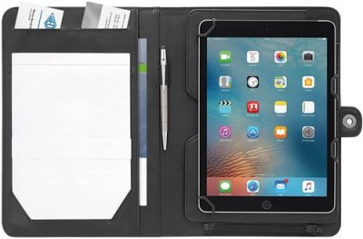 PAS DE MARQUE WEDO organizer ACCENTO &Eacute;tui avec fermeture &eacute;clair protection &agrave; rabat pour tablette synth&eacute;tique noir