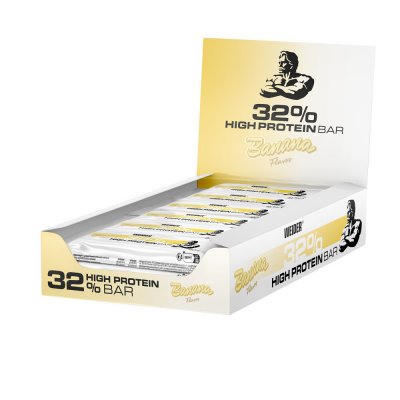 WEIDER  - 32% Protein Bar - Banana Boite de 12 