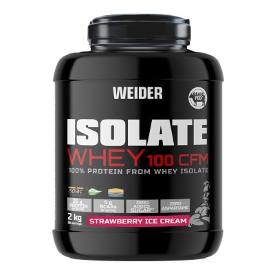 WEIDER  Isolate Whey 100 Cfm Fraise 2kg