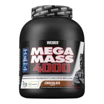 WEIDER  Mega Mass 4000 Chocolat 3 kg NTT
