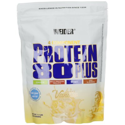 WEIDER  Prot&eacute;ine 80 Plus 500 g Vanille - Formules avanc&eacute;es