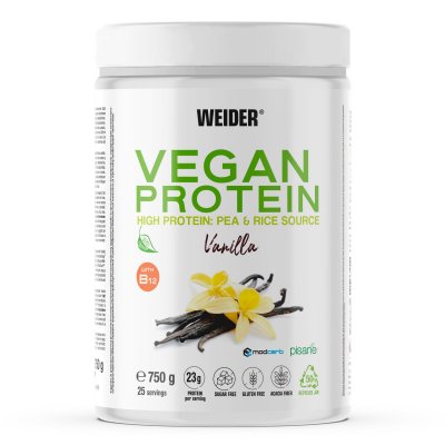 WEIDER  Vegan Protein 750 Gr - Formula Mejorada Sabor Vainilla